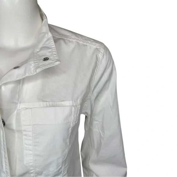 Gap x HFR Harlem’s Fashion Row Structured Shirt Jacket S Rich Fresh Snap White - Picture 11 of 13